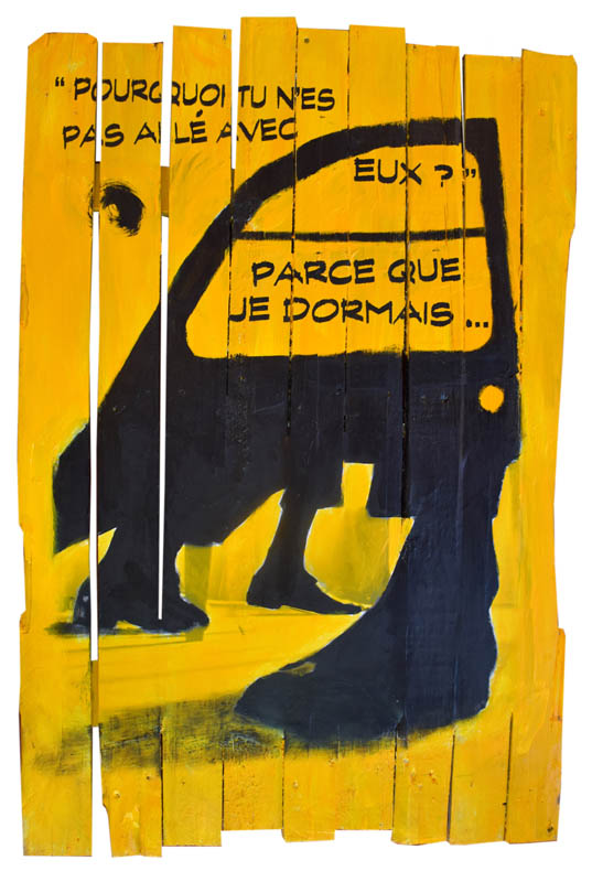 Parce que je dormais • H.110 x L.74 cm