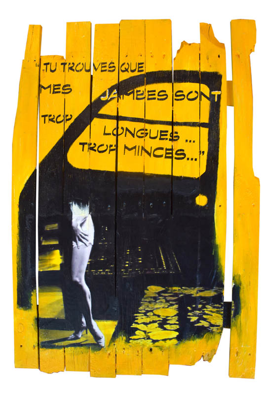 Elles te plaisent mes jambes ? • H.112 x L.74 cm