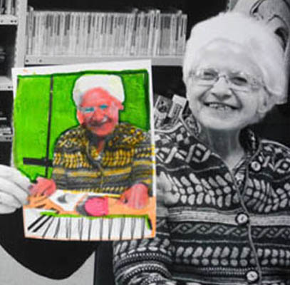 Atelier arts plastique personnes agées