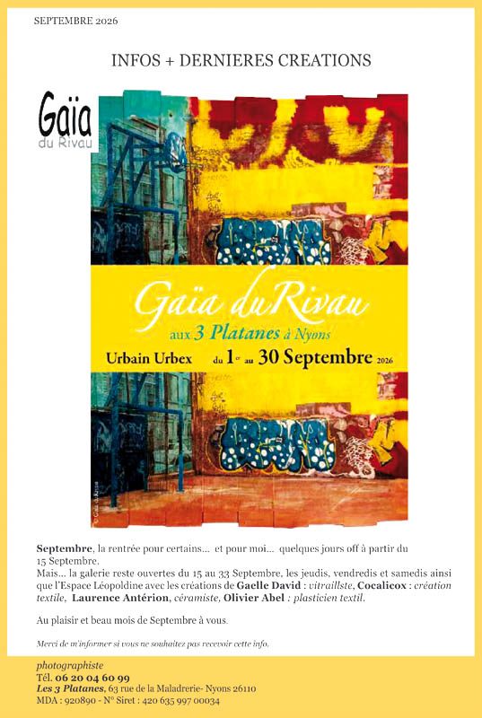 Newsletter de Septembre 2026