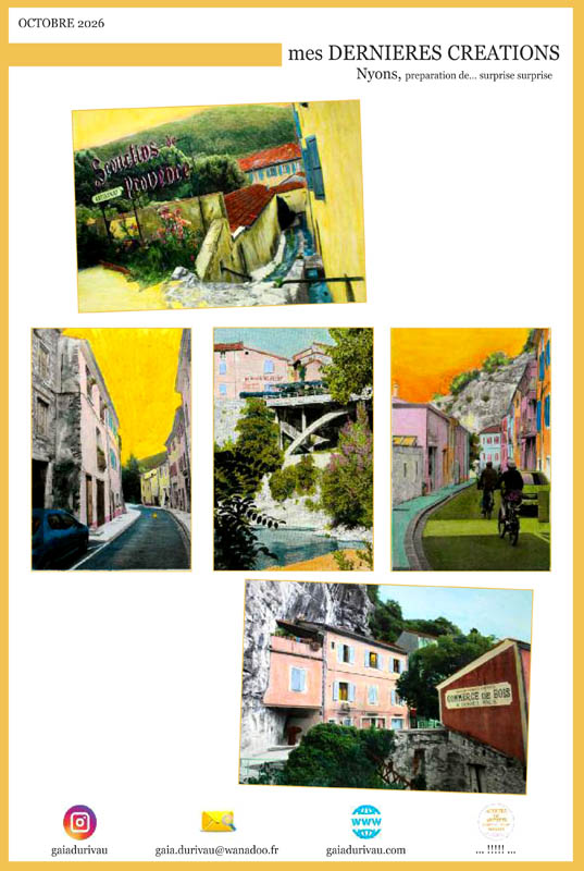 Newletter ocotbre, photographiste, photographe, Gaïa du Rivau, plasticienne, Nyons, drôme, 2026,